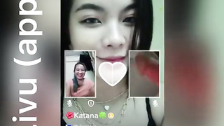 Showcasing my man-meat to girls on flick talk