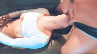 Nasty black-haired is inhaling and expecting to get boinked rigid, as briefly as she is done