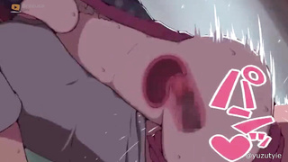 PINKHAIR FEMALE TSUMUGI MAYUMIYA (繭宮つむぎ) RAILING HEAVILY & CREAMPIED! QUEEN UNITE! - Virgin Rosy