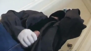 Ebony female poked by burglar