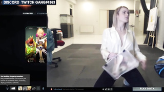 Nice dolls are demonstrating their funbags in front of the camera, just for the joy of it