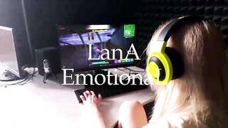 Kinky blond female got romped from the back while attempting to have fun her beloved vid game