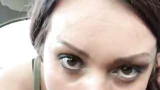 Cheating gives oral job in truck on the freeway