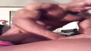 Wonderful man is ravaging his finest acquaintance's wild gf in the middle of the night