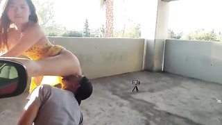 Mouth-Watering, Japanese dark-haired, Elle Venova loves the way a black man is licking her vag before fucky-fucky