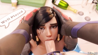 Pharah From Overwatch boned mostly doggie-style three dimensional lastest clamps of 2018 (HD)