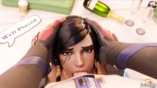 Pharah From Overwatch boned mostly doggie-style three dimensional lastest clamps of 2018 (HD)