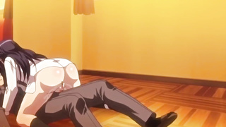 Fuck-A-Thon Education - diminutive sex addict trickle out giant flow with the cuttest ahegao face