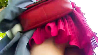 Insane women are dressed in mini skirts knowing that local studs are making upskirt vids fairly frequently