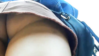 Insane women are dressed in mini skirts knowing that local studs are making upskirt vids fairly frequently