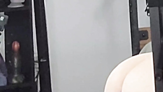 Caught My Steaming Step Sis While She Faps in her Bedroom for her Bf