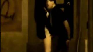 Young duo caught boning on the street