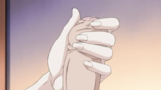 Animation stunner with crimson hair and large orbs is munching explosions of new jizm after fellating beefstick