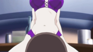 Animation stunner with crimson hair and large orbs is munching explosions of new jizm after fellating beefstick