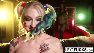 Leya Falcon and Jayden Cole are making love with each other, instead of going to a soiree