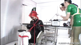 Trampy matures are dressed in spandex uniforms while frolicking insane hump games with each other, all day