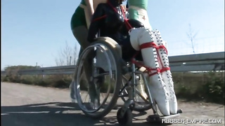 Trampy matures are dressed in spandex uniforms while frolicking insane hump games with each other, all day