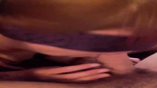 Irish doll got eyes covered before blowing a rock rigid pecker, as deep as she could