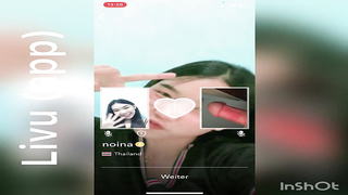 Crazy man is demonstrating his rock rock-hard knob to various women, duringa vid talk