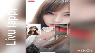 Crazy man is demonstrating his rock rock-hard knob to various women, duringa vid talk