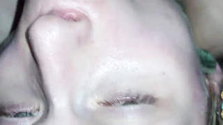 Ronni Rose. Dad satiate jism on my face