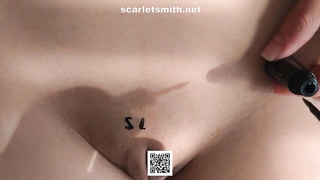 View how the gas station stud looked when he spotted my mega-slut tat on my cunny