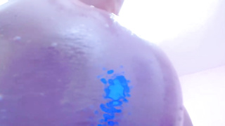 Tatted dark haired is finger-tickling her brilliantly trimmed coochie in front of the web camera and screaming