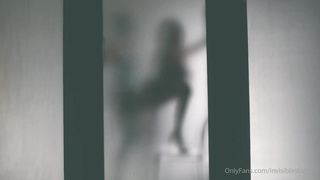 Joselyn and Isis are using a cord- on to penetrate each other's brains out, until they jism