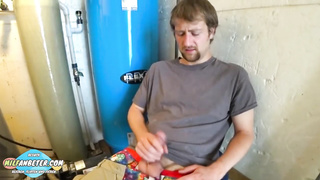 Der Heimwerker Fullt Meine Muschi Mit Riesiger Ladung