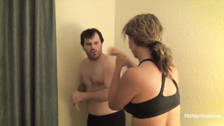 Amber Black naked fist hammer up thick stud