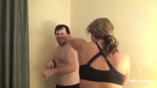Amber Black naked fist hammer up thick stud