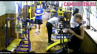 Some chicks are going to the gym to do their exercise routine, while others just want to poke