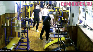 Some chicks are going to the gym to do their exercise routine, while others just want to poke