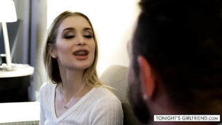 Anastasia Knight is delicately throating a rock firm beef whistle and getting it from the back