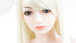 Perfect Blowjob young Mini Love Doll has big boobs Blonde hot Anal Creampie