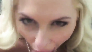 sexy blonde loves to suck big dicks