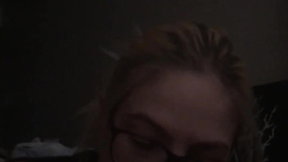 Pretty Booty White Dame Gives Grubby Head and Forearm Job Point Of View