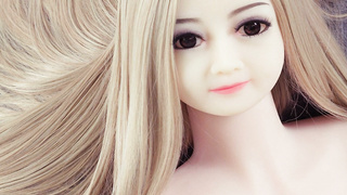 Blonde big tits Petite Young Sex Doll - quick Doggystyle or Cumshot