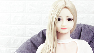 Blonde big tits Petite Young Sex Doll - quick Doggystyle or Cumshot