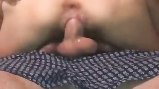 Thin inked wifey suck off climax then railing internal ejaculation