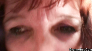 Foxy grandma in tights lured into steamy intercourse Porno Movies - Tube8