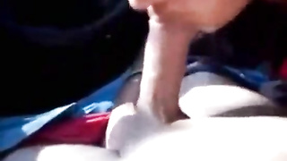 Naughty fledgling honey guzzles spunk