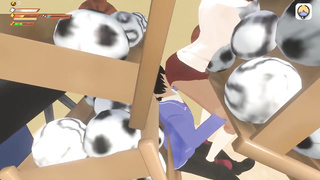 Female Domination University - Virgin farts in your face