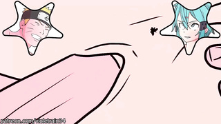 Naruto heads to the world of Sword Art Online and smashes Sinon