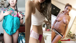 Compilation of 12 Cougar and nineteen Nubiles' Congenital Bumpers