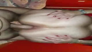 Buxomy Mexican housewife enjoys to deep-throat schlongs as deep as she can drink them, before getting penetrated