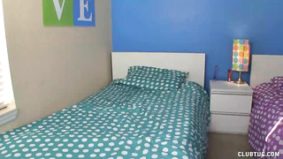 Insane towheaded stunner with ponytails is fumbling a rock rock hard salami free-for-all of any charge