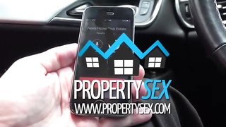 Mexican black-haired is working as a real estate agent and constantly having casual hookup with her customers