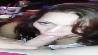 Blue- witnessed dark-haired is providing a oral pleasure to her step- stepbro, before getting drilled rock hard