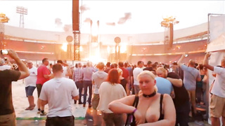 LIFADsub Demonstrating at Rammstein concert Rotterdam 2019 (Movie Compilation)